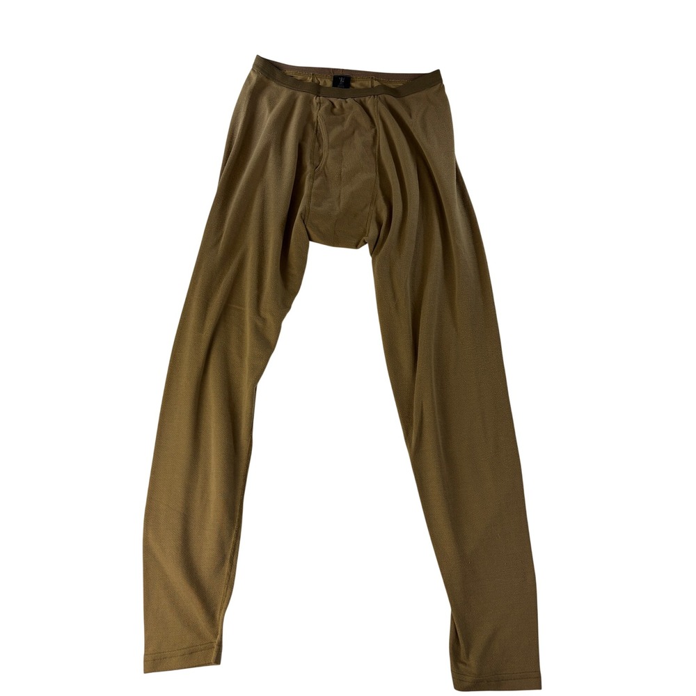 ORC Industries Pant Mens Large Long L1 Base Layer Tactical Lightweight Brown